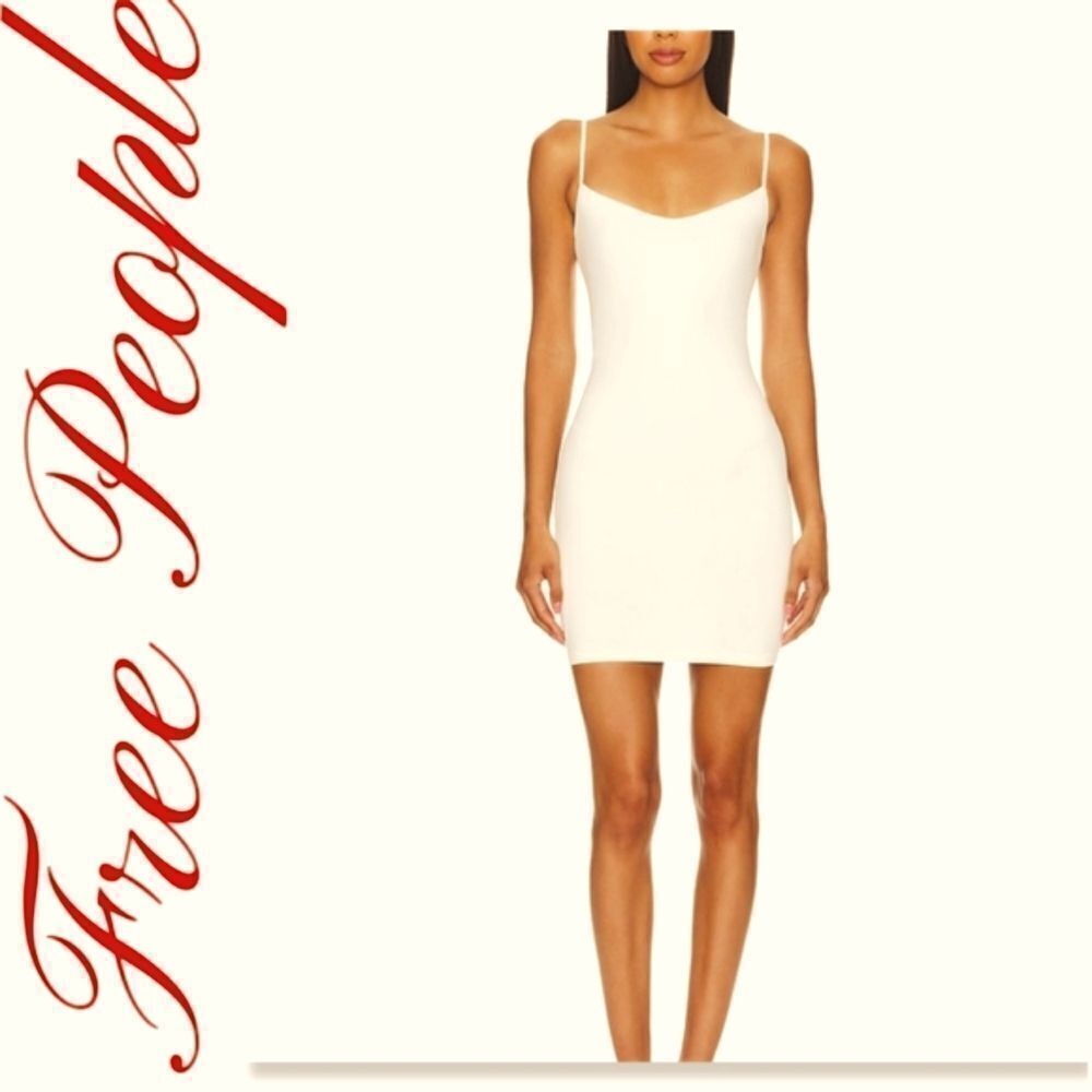 *** SALE FREE PEOPLE Seamless Mini Slip/Dress  in Ivory **IR**